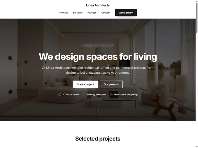 Architecture & Interior Design template preview